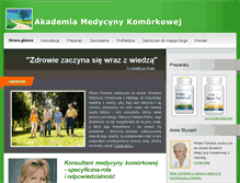 Tablet Screenshot of akademia-medycyny-komorkowej.pl